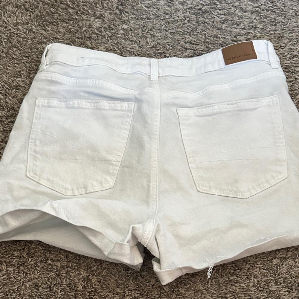 American Eagle Outfitters Women's Crisp White Jean Shorts